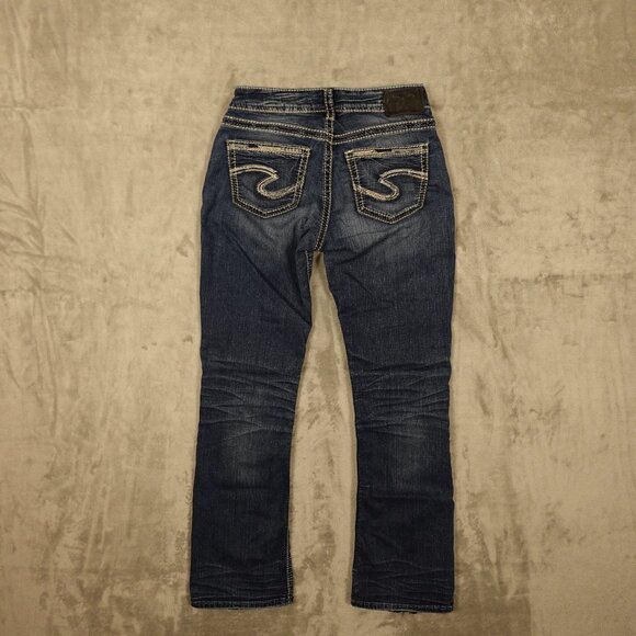 Silver jeans Suki high boot women's 27 blue denim - Picture 9 of 12